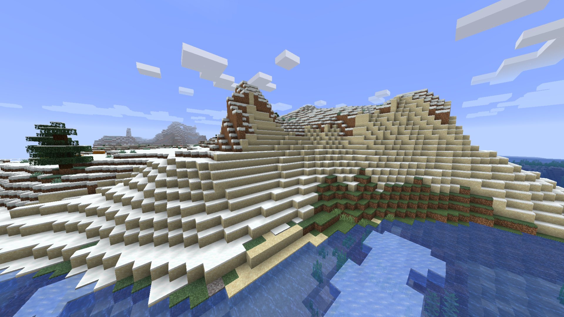 Minecraft Snowy Beach