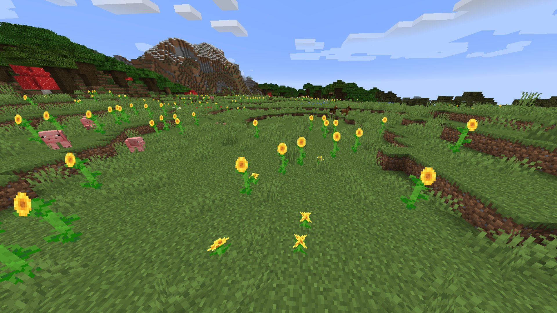 Minecraft Sunflower Plains Biome