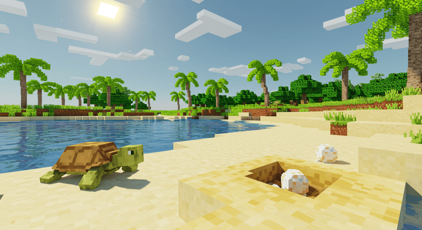 Minecraft Beach Biome Guide: Features, Mobs, and Resources