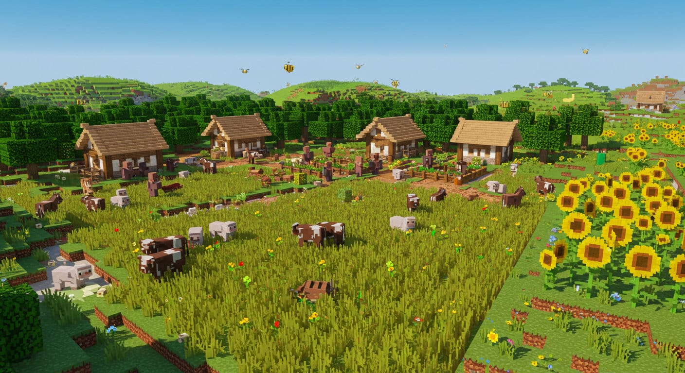 Minecraft Plains Biome Guide: Features, Mobs, and Resources