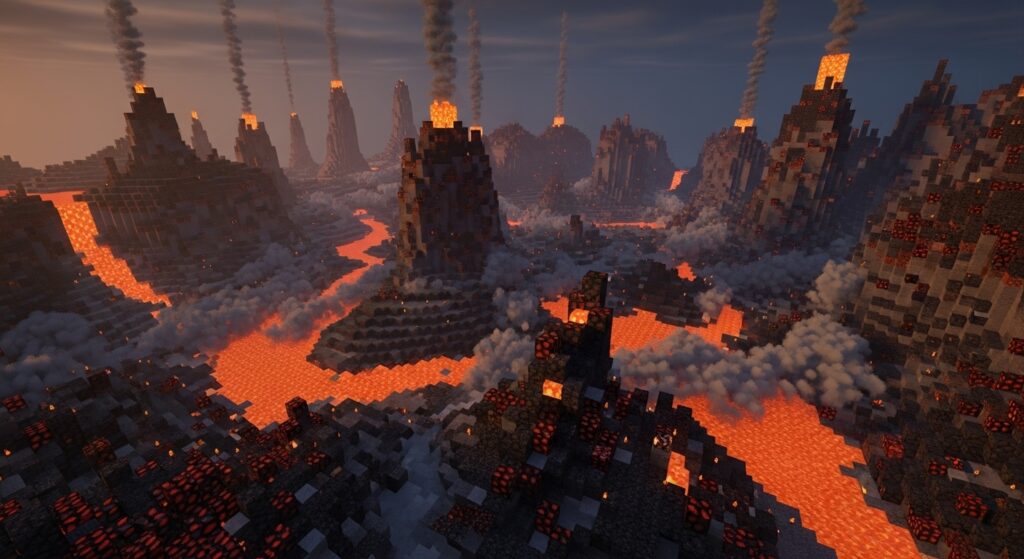 Minecraft Basalt Deltas Biome