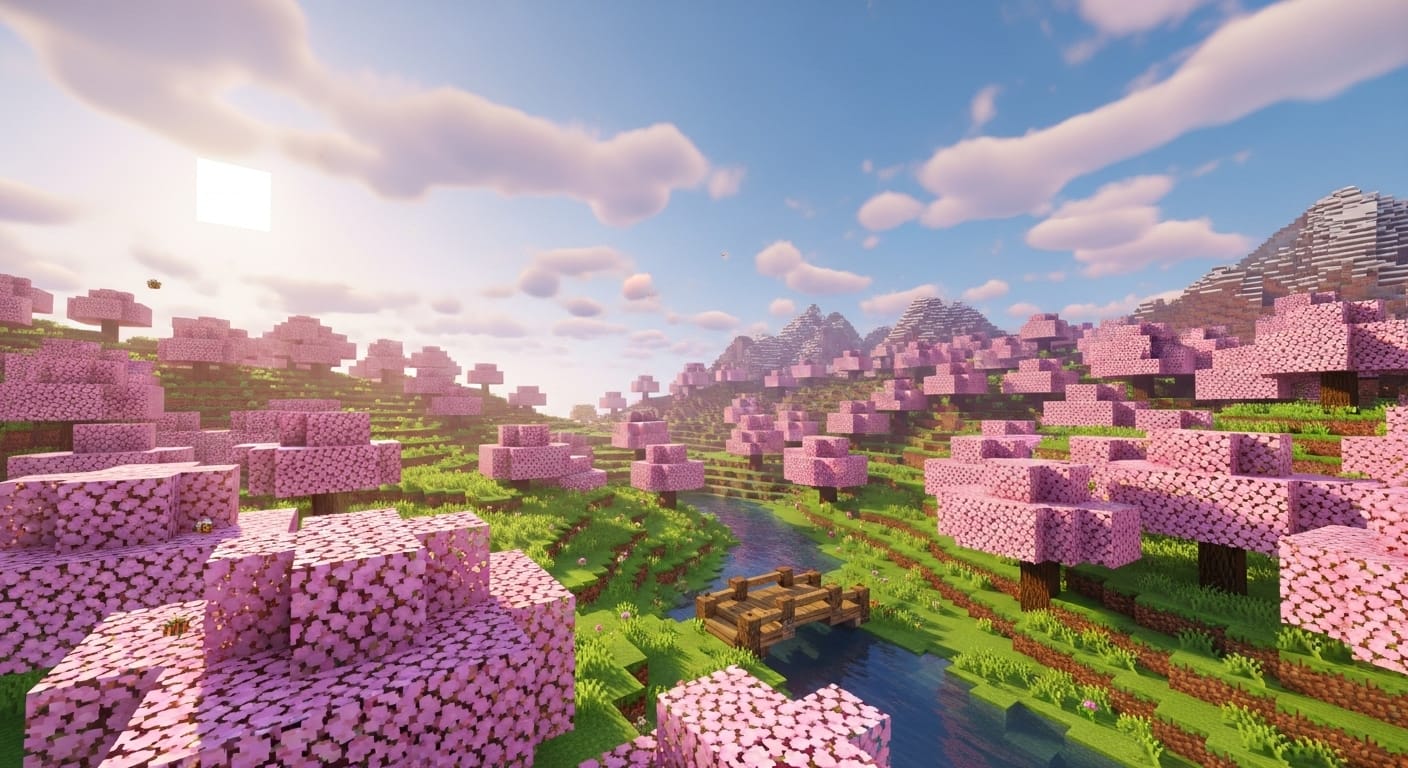 Minecraft Cherry Grove Biome: Features, Mobs, and Cherry Trees