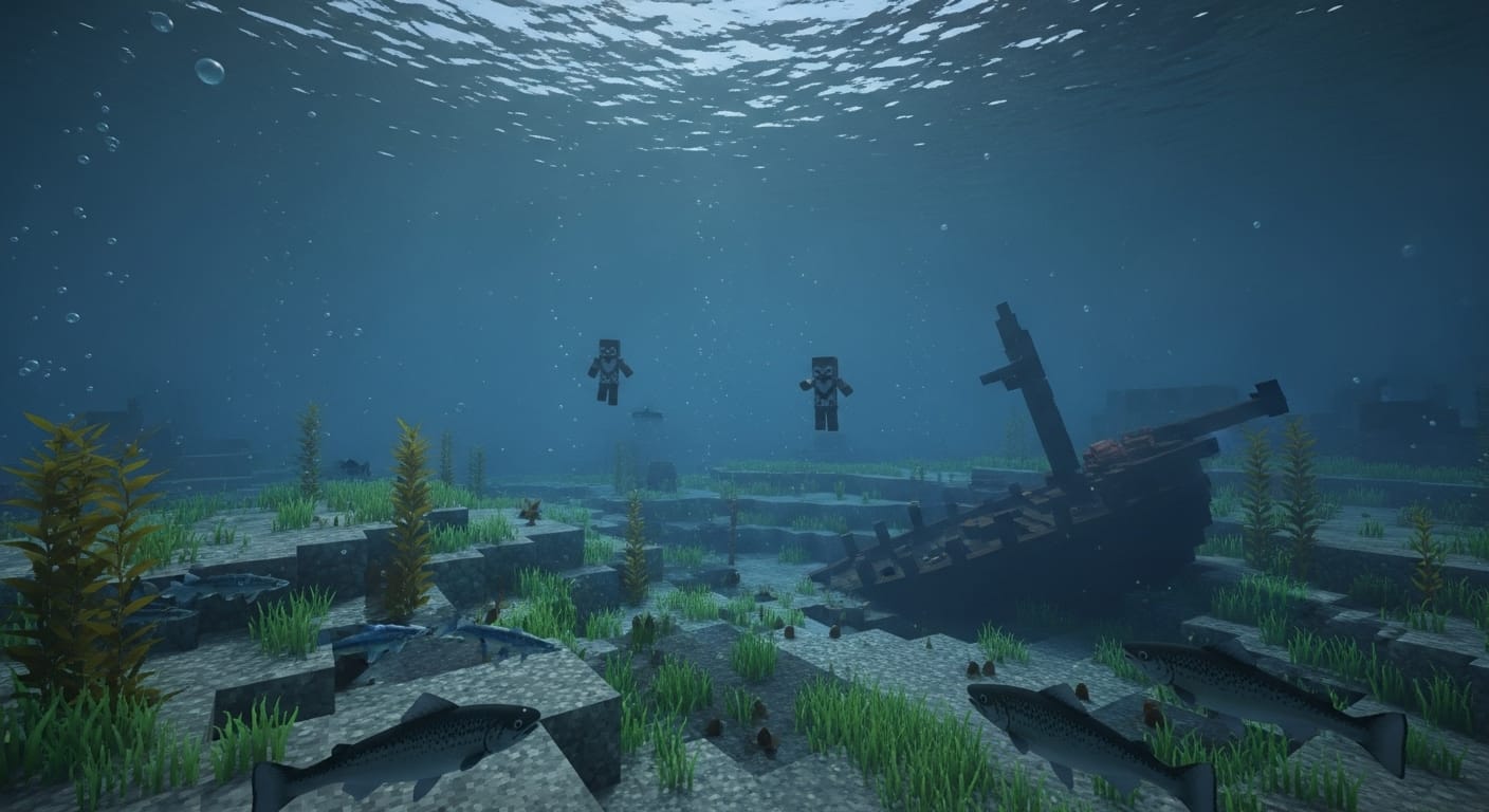 Minecraft Cold Ocean Biome: Exploring the Frozen Depths