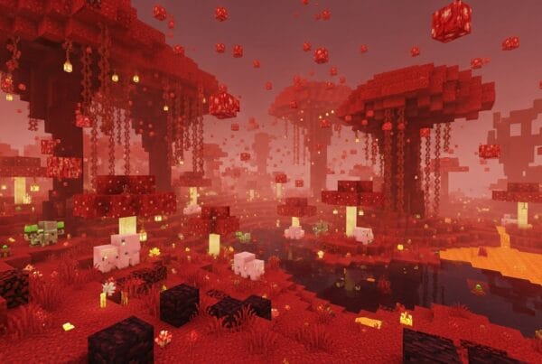 Minecraft Crimson Forest Biome
