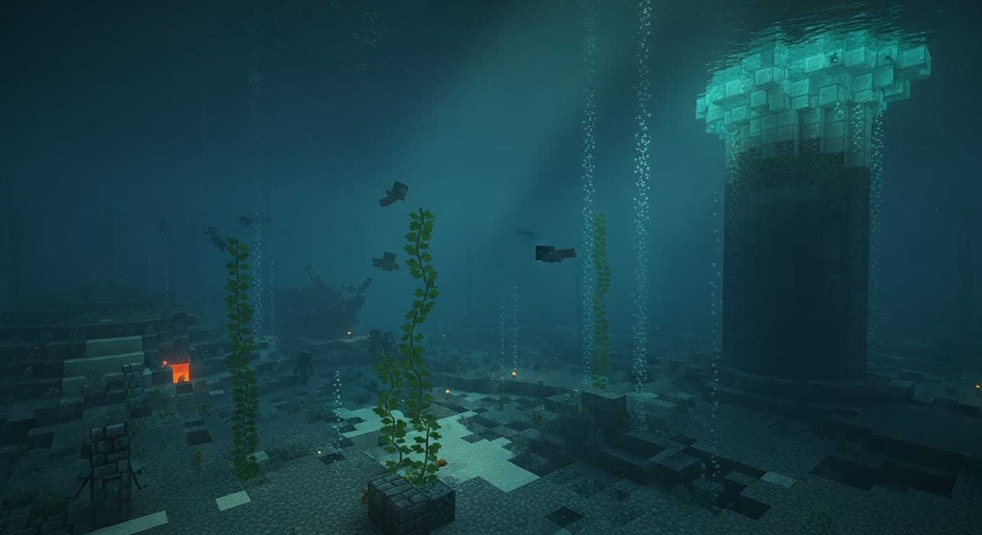 Minecraft Deep Cold Ocean Biome: Mobs, Features, and Survival Guide