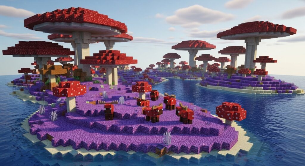 Minecraft Mushroom Fields Biome