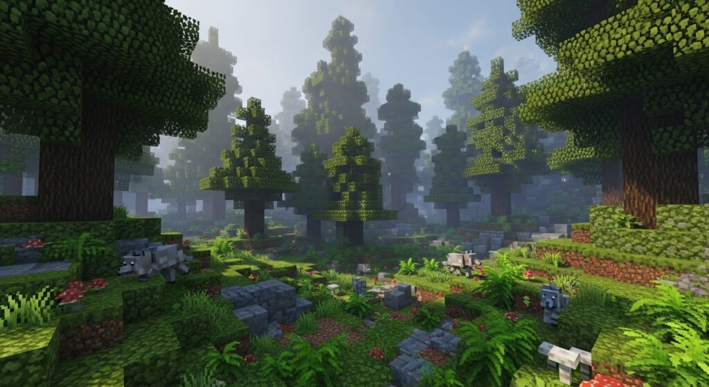 Minecraft Old Growth Spruce Taiga Biome