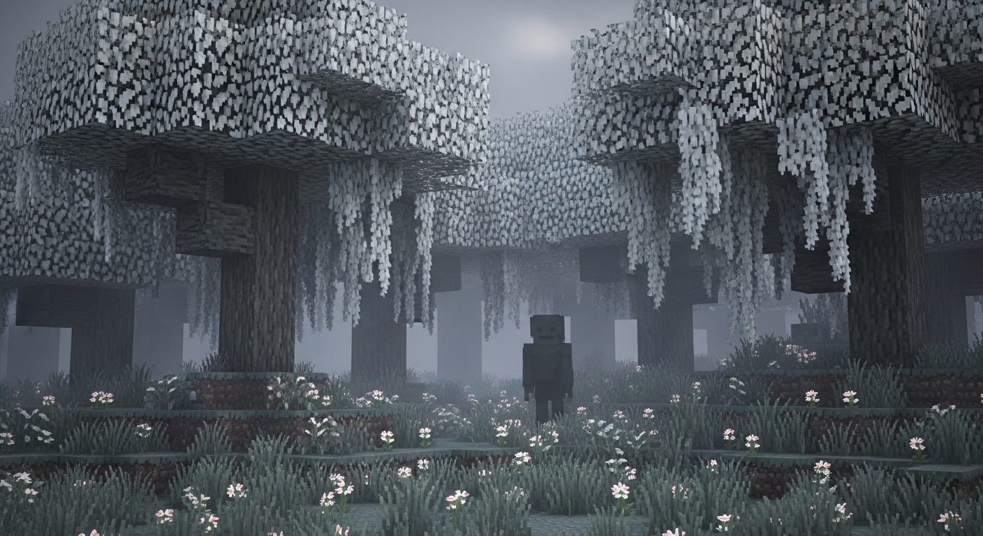 Minecraft Pale Garden Biome Guide: Pale Woods, Blooming Flora, and Exploration Tips