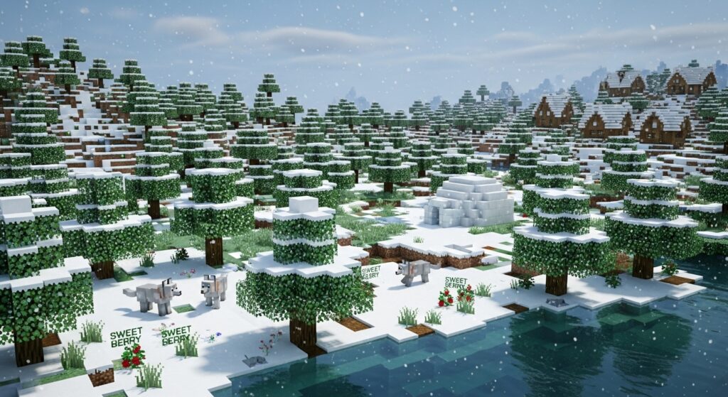 Minecraft Snowy Taiga Biome