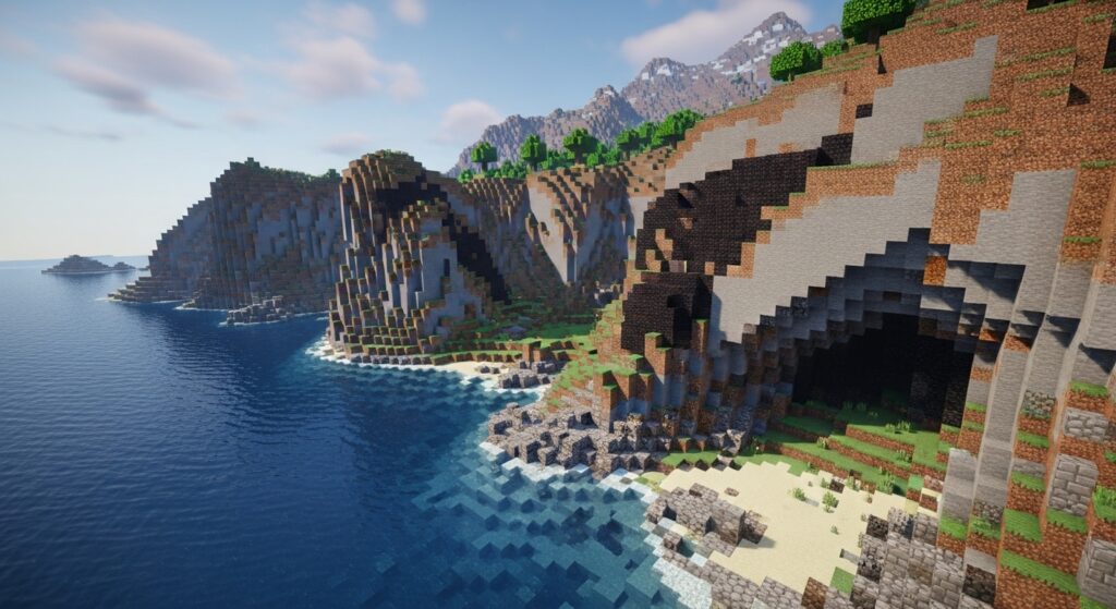 Minecraft Stony Shore Biome