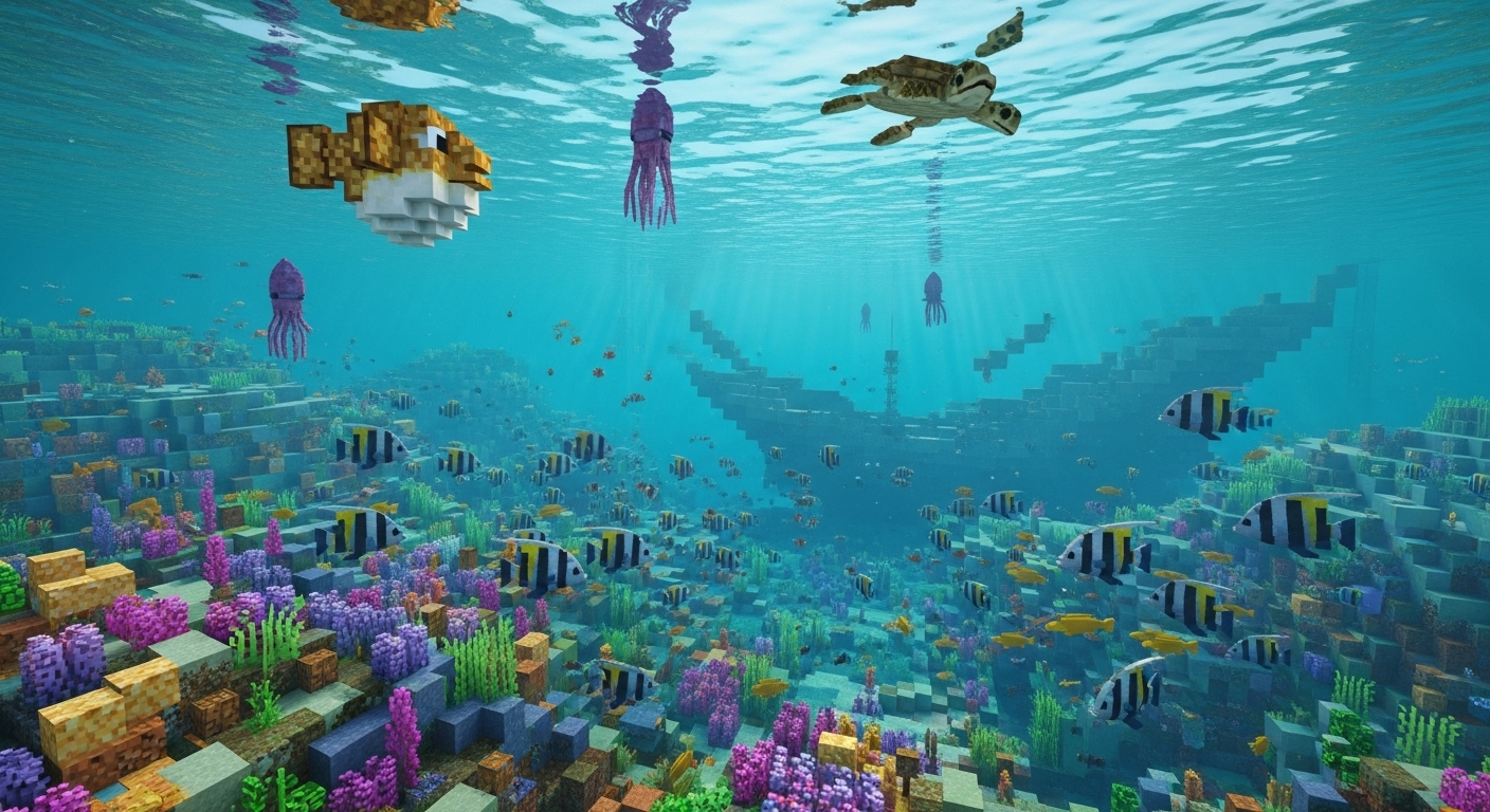 Minecraft Warm Ocean Biome Guide: Coral Reefs, Sea Life, and Exploration Tips