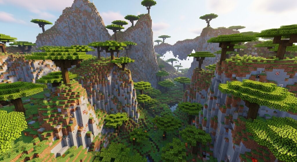 Minecraft Windswept Savanna Biome