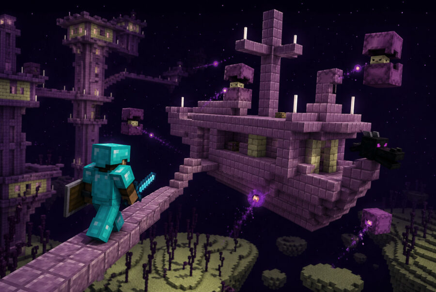End City in Minecraft: How to Find, Loot, and Survive One – Minecraft Wiki