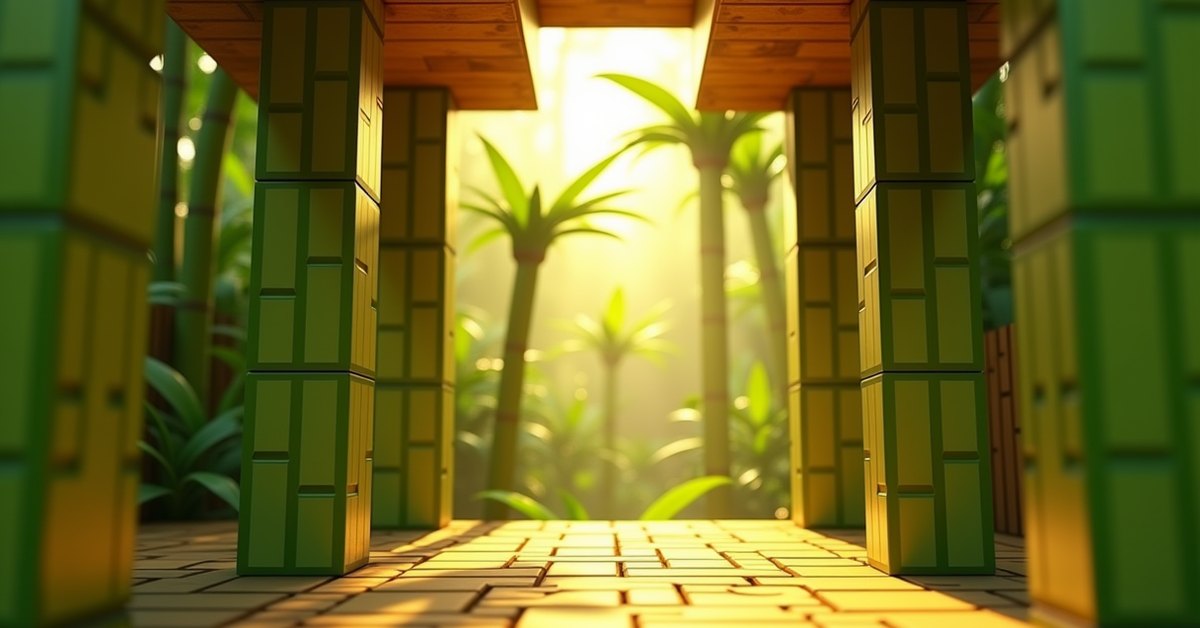 Block of Bamboo in Minecraft: How to Craft, Use, and Build With It