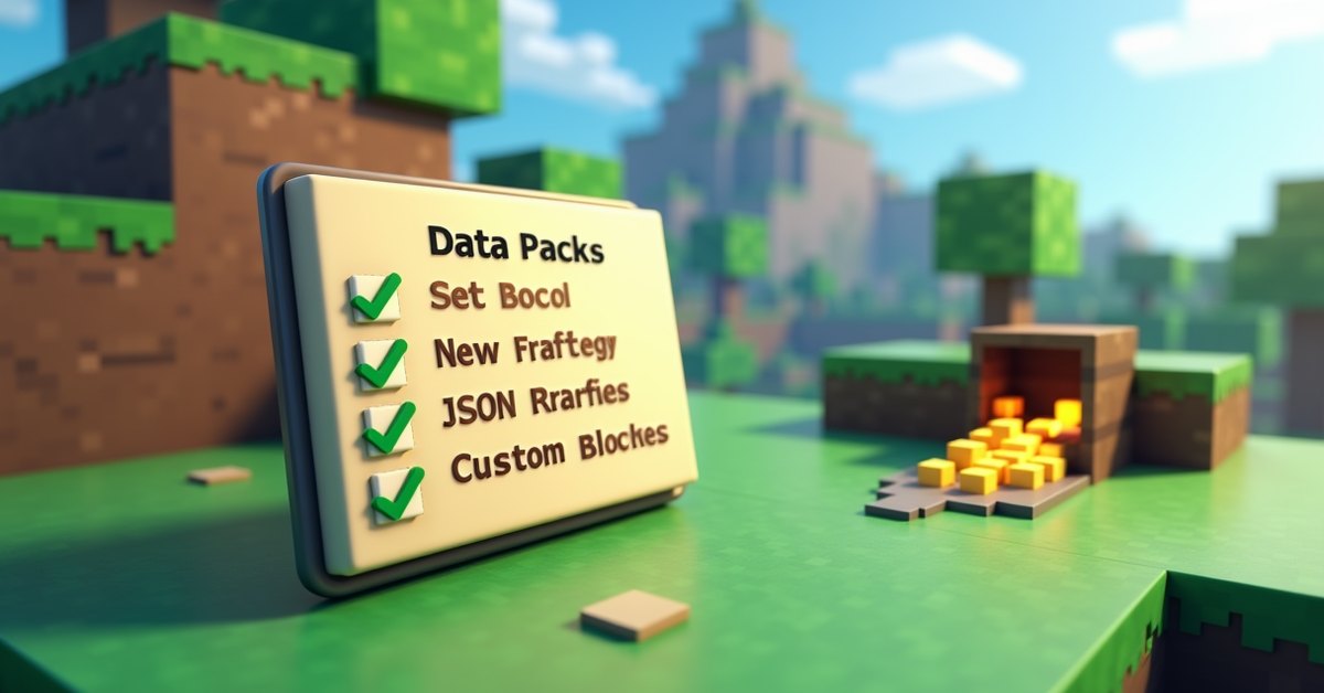 Data packs in Minecraft: what they are and how to use them