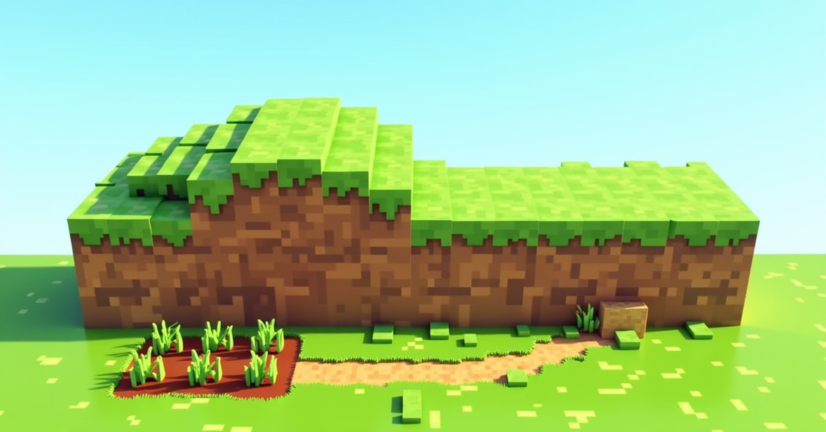Dirt and grass blocks in Minecraft: how they work