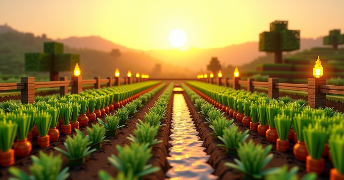 Crop farming in Minecraft: how to grow crops faster