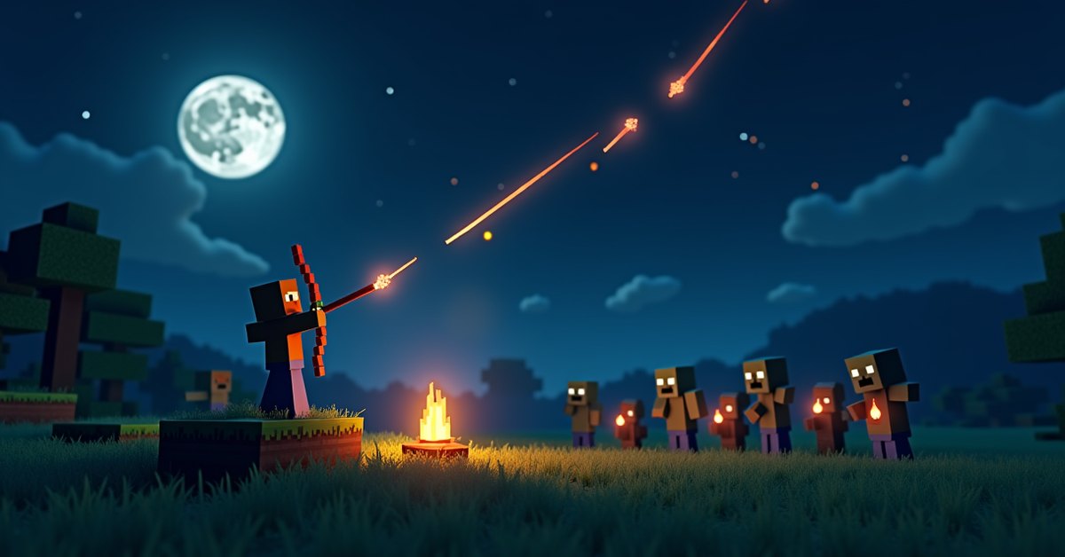 Flame enchantment in Minecraft: how it works and how to get it