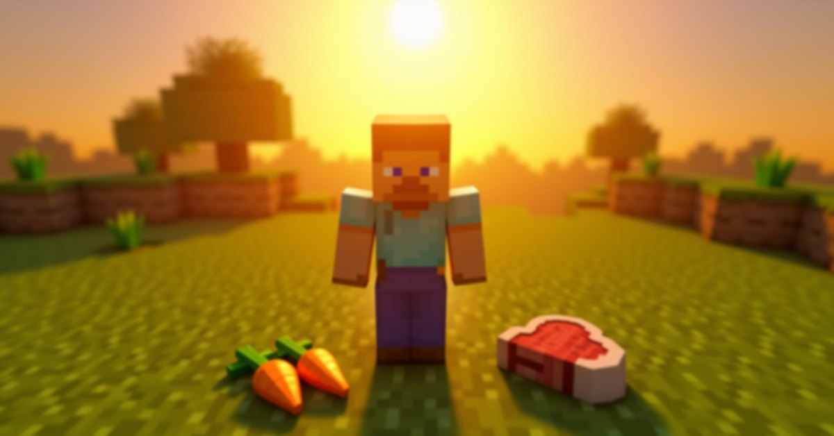 Hunger and saturation in Minecraft: how food really works