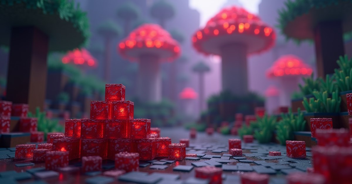 Hyphae in Minecraft: crimson and warped fungus blocks explained