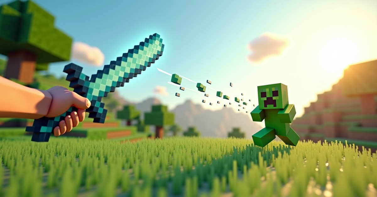 Knockback in Minecraft: how the enchantment works and how to use it