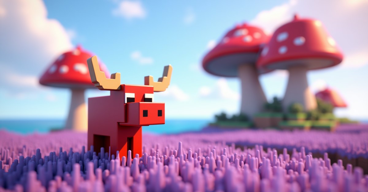 Mooshroom in Minecraft: how to find, milk, and shear it