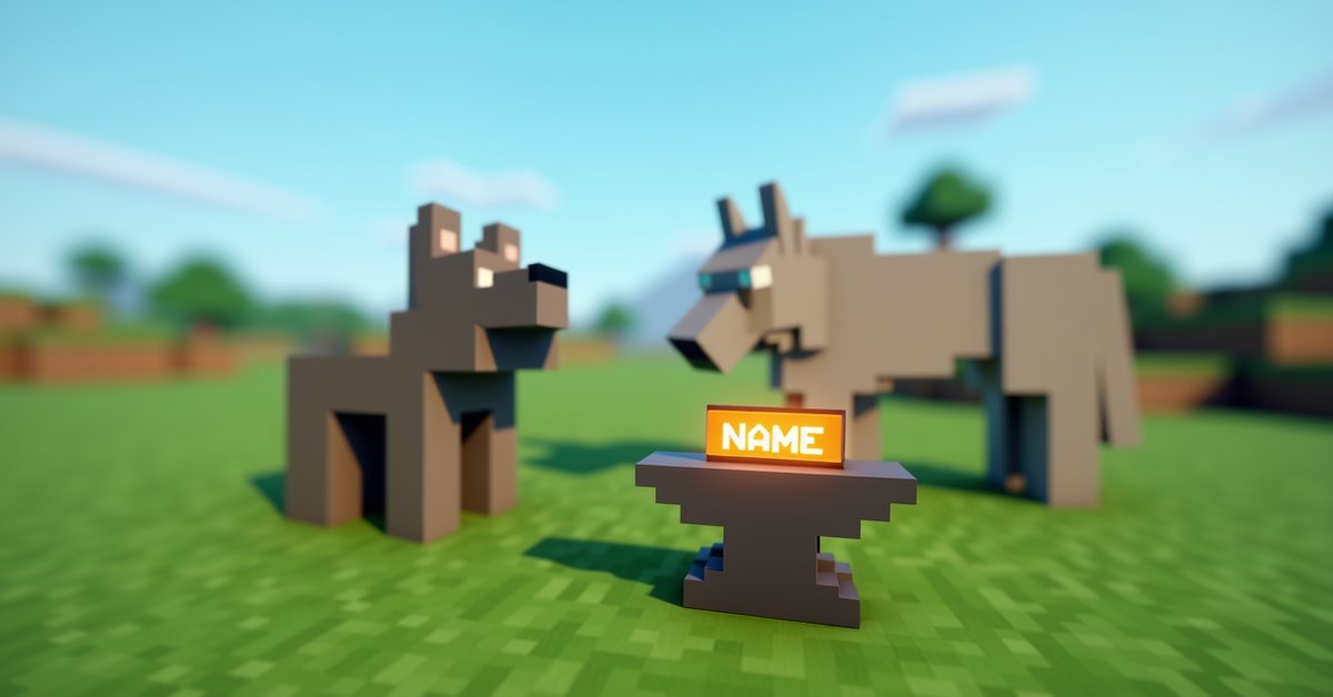 Name tag in Minecraft: how to get, rename, and use it