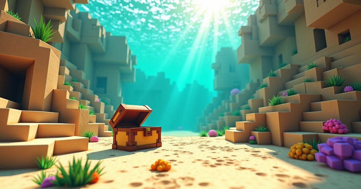 Warm ocean ruins in Minecraft: how to find and loot them