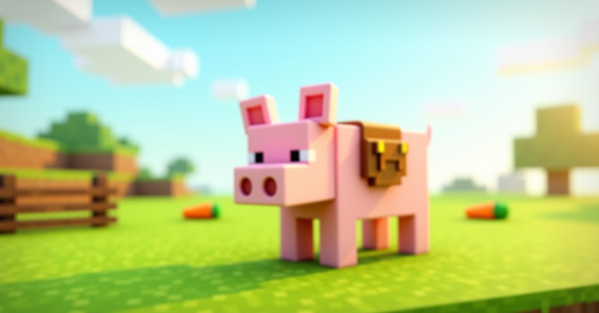 Pigs in Minecraft: how to breed, ride, and farm them