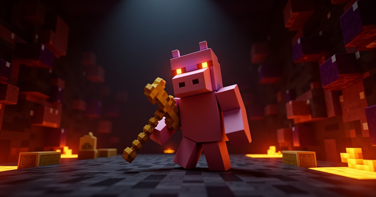 Piglin brute in Minecraft: how to beat the bastion guard