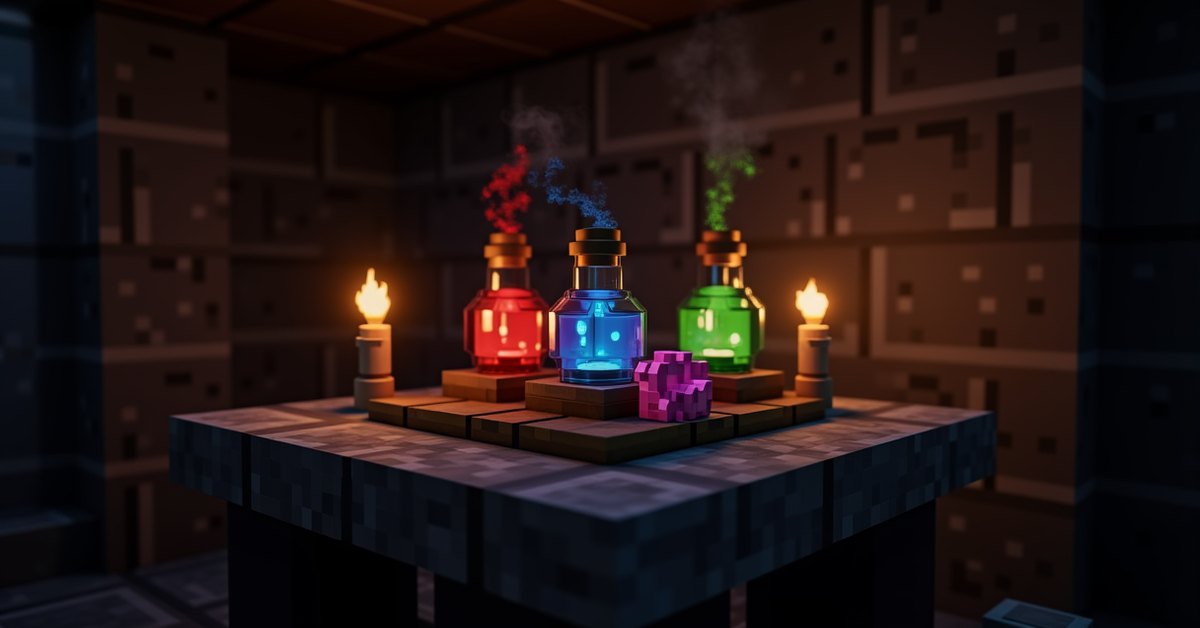 Potions in Minecraft: brewing, ingredients, and every type