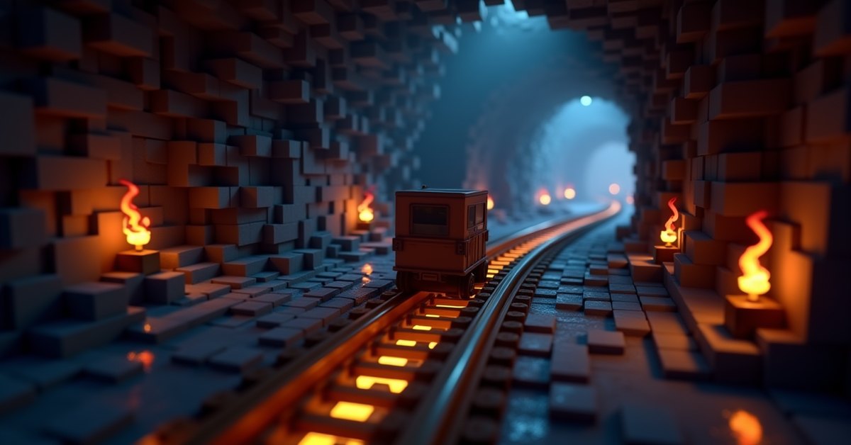 Powered rails in Minecraft: how to craft and use them