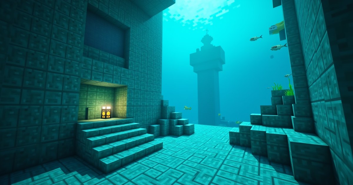 Prismarine bricks in Minecraft: how to craft and use them