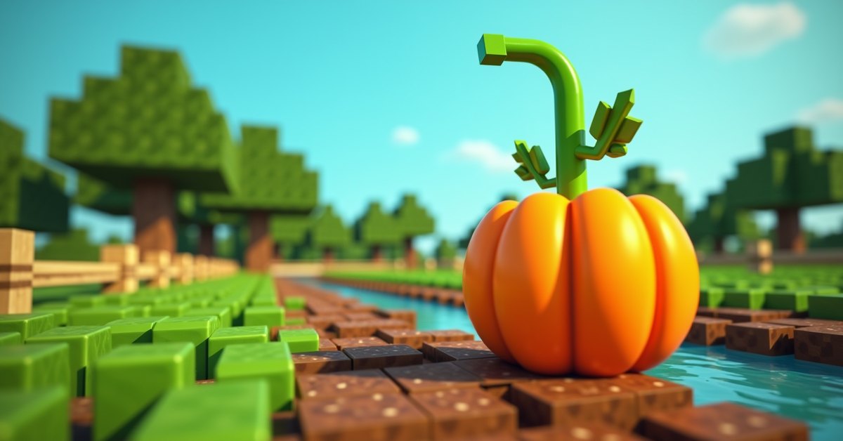 Pumpkin stem in Minecraft: how it grows and produces pumpkins