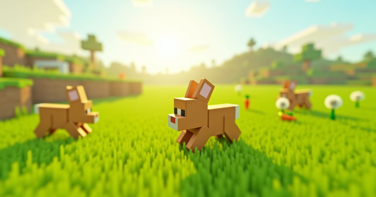 Rabbits in Minecraft: how to find, breed, and use them