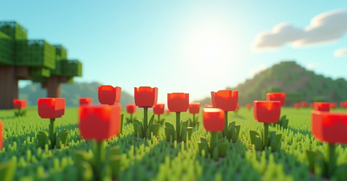 Red tulip in Minecraft: how to find, grow, and use it