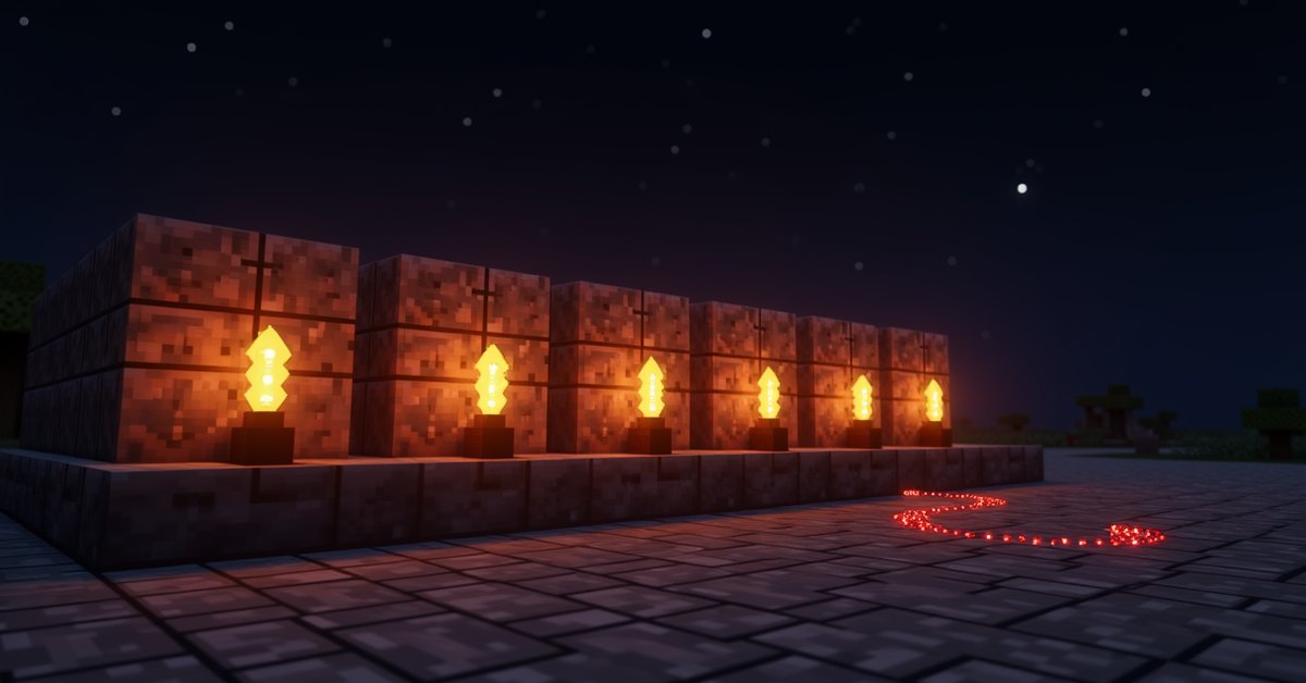 Redstone lamp in Minecraft: how to craft and use it