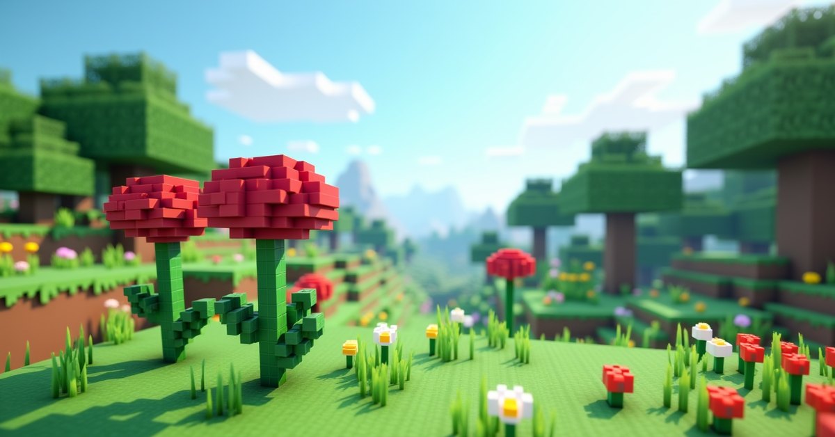 Rose bush in Minecraft: how to find, grow, and use it