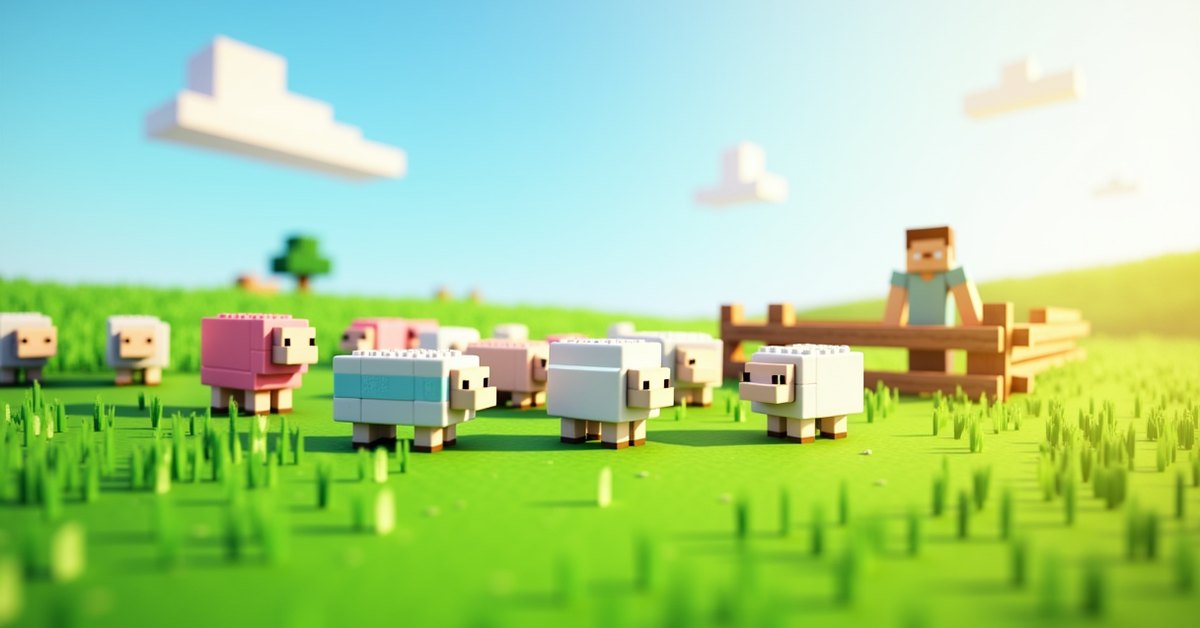 Sheep in Minecraft: shearing, breeding, and wool colors