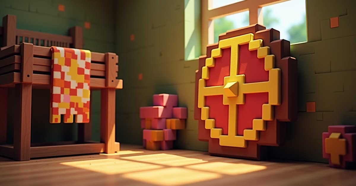Shield patterns in Minecraft: how to design and apply them