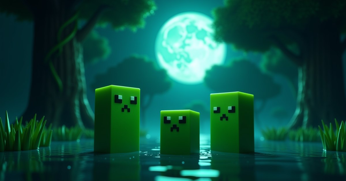 Slime in Minecraft: where they spawn and how to farm them