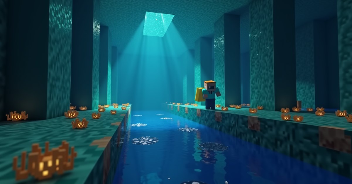 Sponge in Minecraft: how to find, use, and dry it