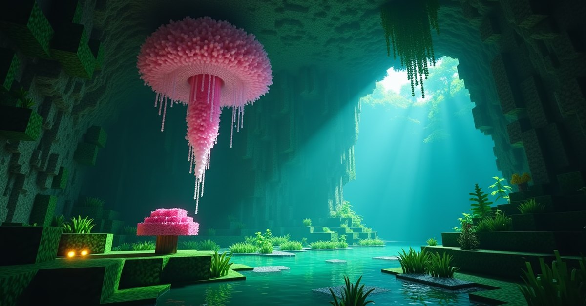 Spore blossom in Minecraft: where to find and how to use it