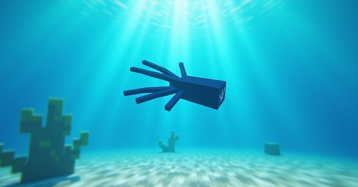 Squid in Minecraft: spawns, drops, and ink farming