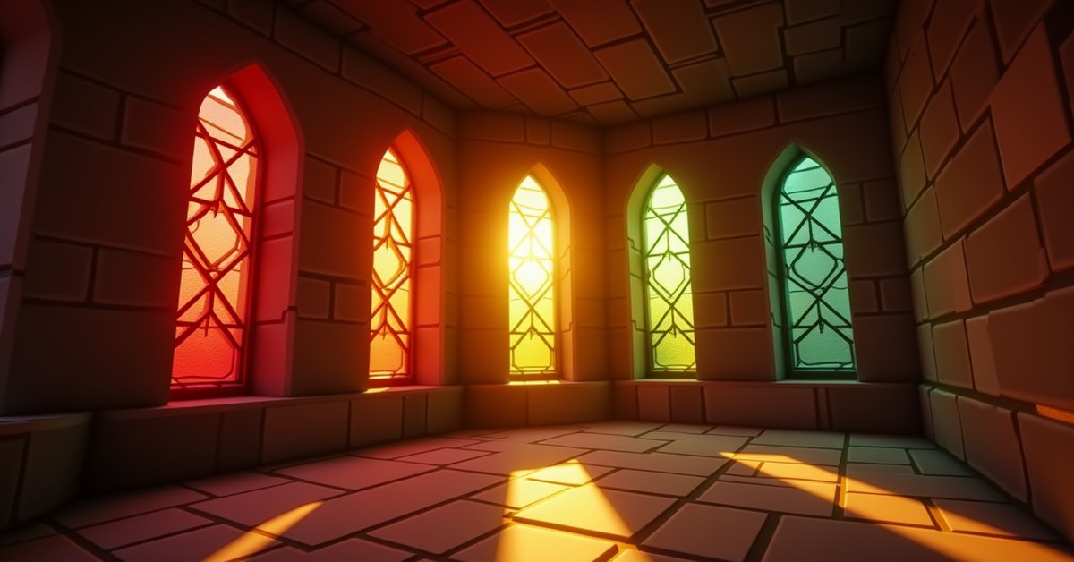 Stained glass in Minecraft: how to craft and use every color