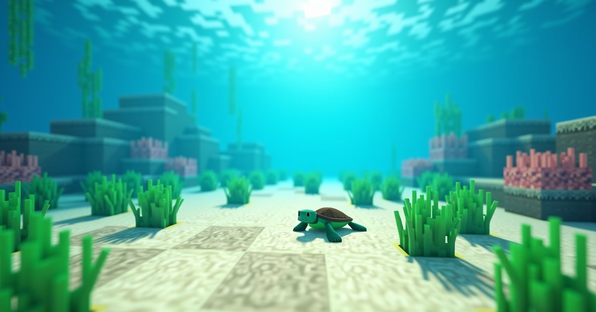 Tall seagrass in Minecraft: how to find, get, and use it