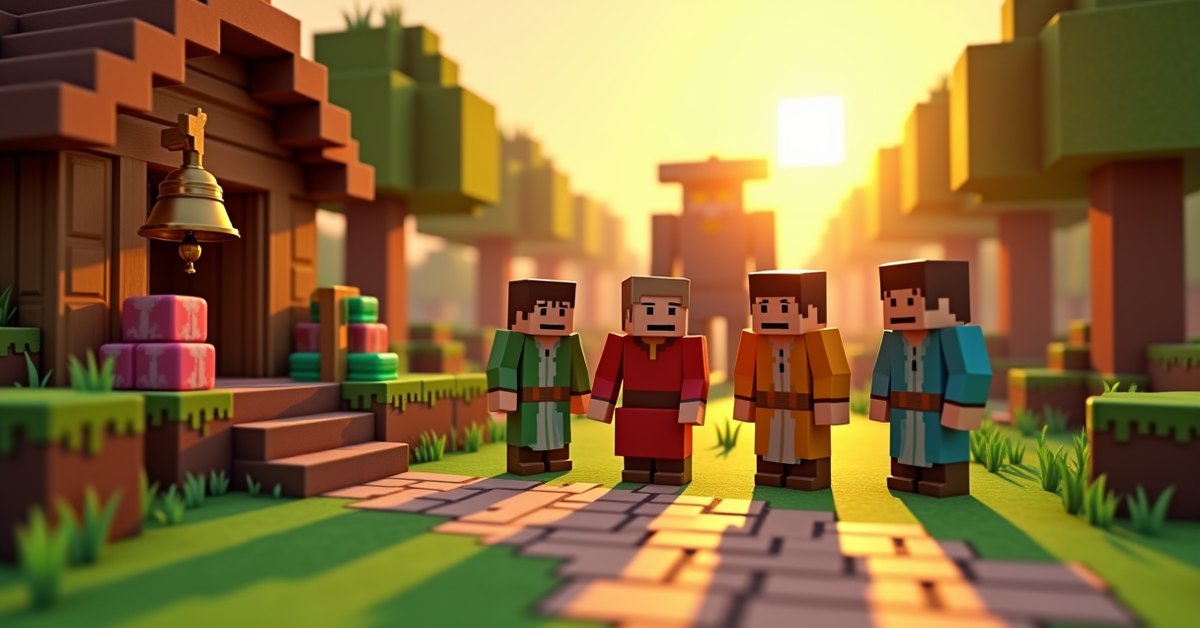 Villagers in Minecraft: AI, professions, and gossip