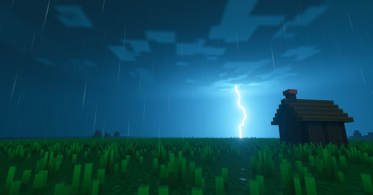Weather mechanics in Minecraft: rain, snow, and lightning