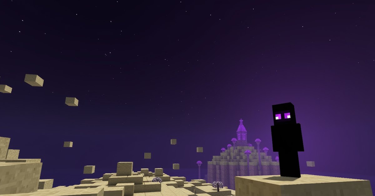 Small End islands in Minecraft: the outer End’s void biome